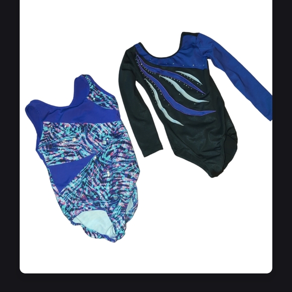 custom Matching Sets Gymnastics And Dance Leotards Size 78 Girls
